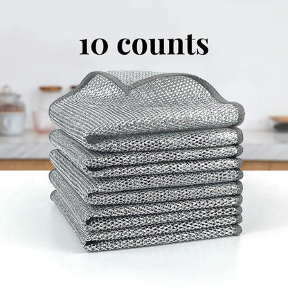 Reusable Diamond Weave Scrubber Cloths
