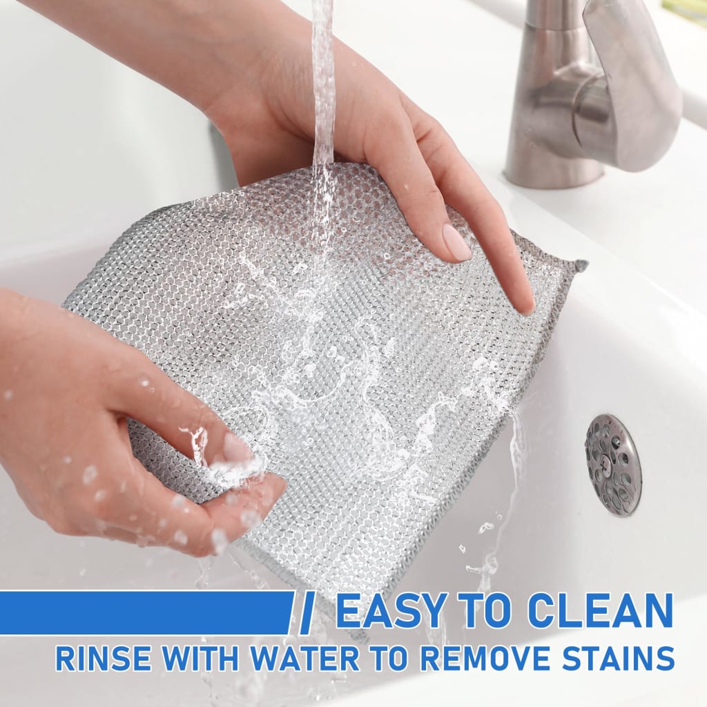 Reusable Diamond Weave Scrubber Cloths