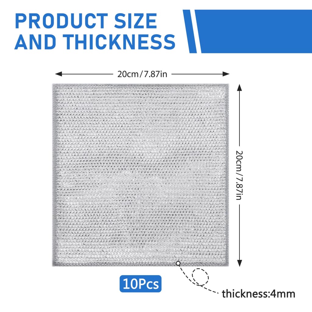 Reusable Diamond Weave Scrubber Cloths